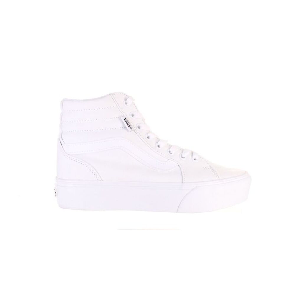 Vans Womens Filmore Hi Pla White Skateboarding Shoes Size 8.5 Medium (B, M)